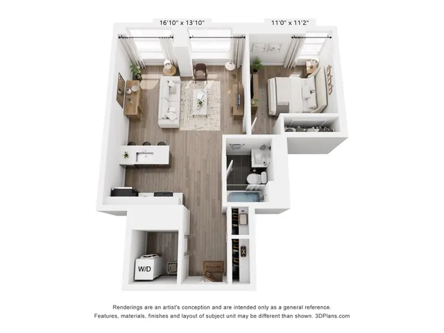 1 Bedroom + den