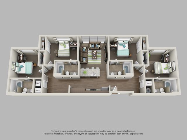 D2 4 Bedroom