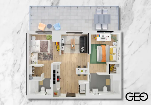 The GEO Kingston - 2 Bedroom Apartment For Rent