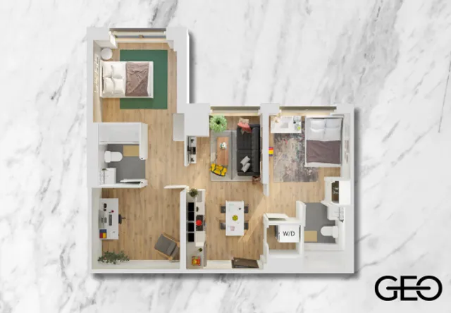 The GEO Kingston - 2 Bedroom Apartment For Rent