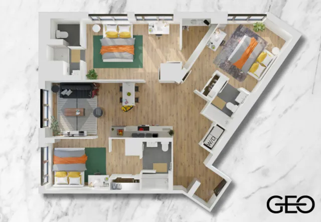 Three Bedroom Apartment for Rent Near Queen\'s