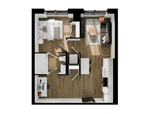 one bedroom