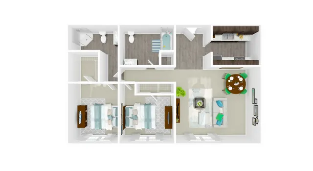 Floor plan 2x2