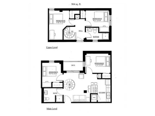 One Bedroom in a 4 Bedroom Apartment