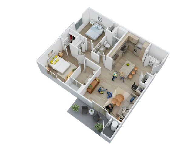 B1 Barrier Free Floor Plan
