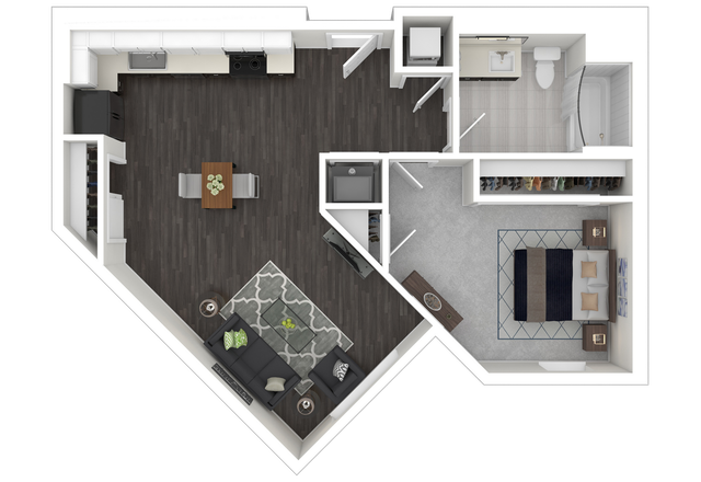 1 Bedroom 1 Bath