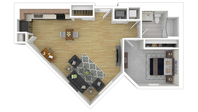 1 Bedroom 1 Bath