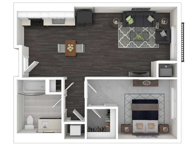 1 Bedroom 1 Bath