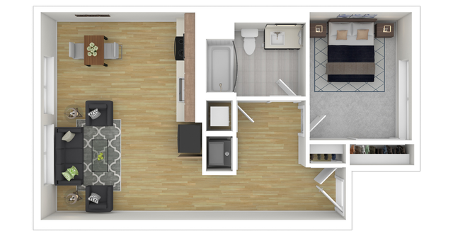 1 Bedroom 1 Bath