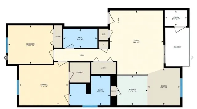 2BR/2BA - B1