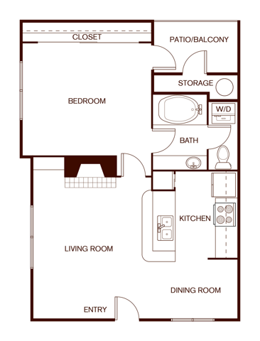 1BR/1BA - A3