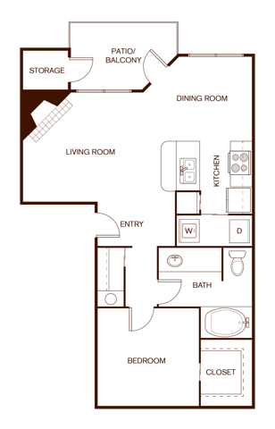 1BR/1BA - A4