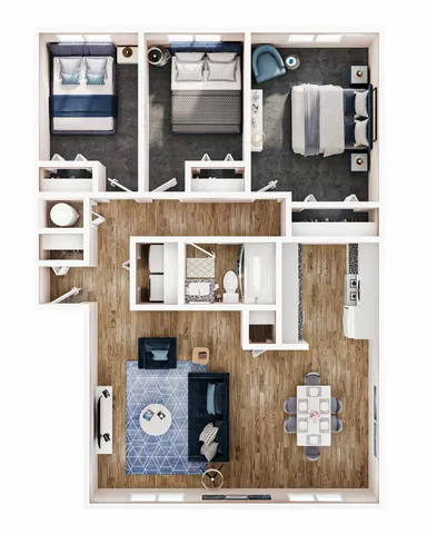 3BR/1BA - C1