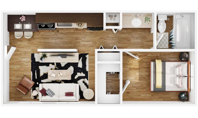 1BR/1BA - A1 Renovated
