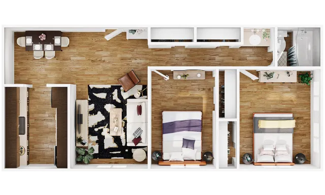 2BR/1BA - B1