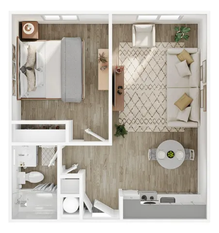 1BR/1BA - A1 Renovated