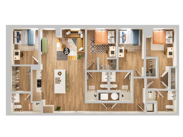 4 Bed 4 Bath - E2.1