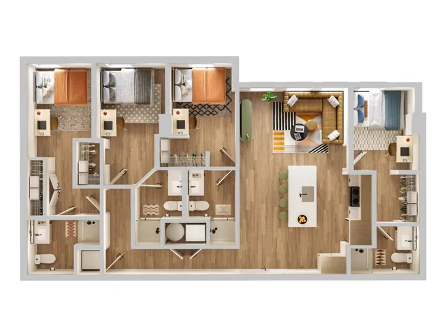 4 Bed 4 Bath - E4