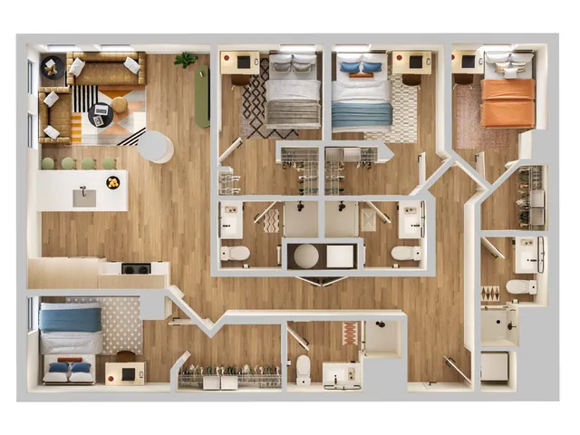 4 Bed 4 Bath - E5