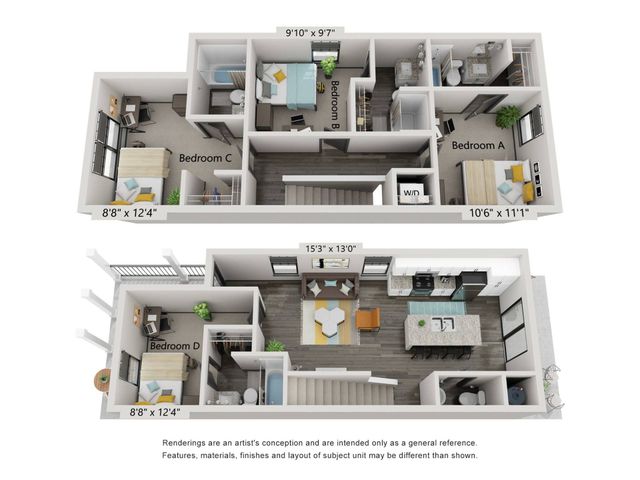 The Four House Floorplan