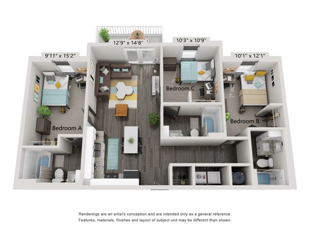 The Three Flat