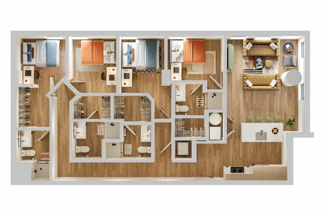 4 Bed 4 Bath - E7