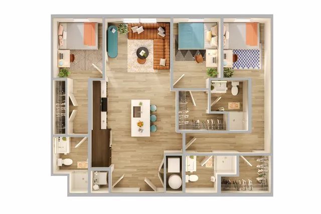 3 Bed 3 Bath