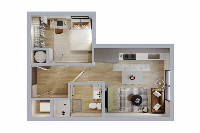 1 Bed 1 Bath
