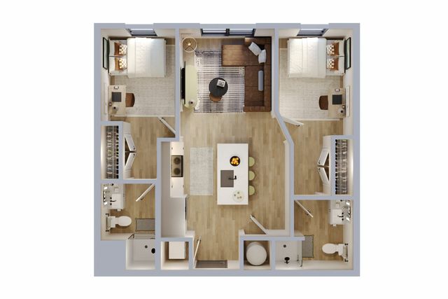 2 Bed 2 Bath