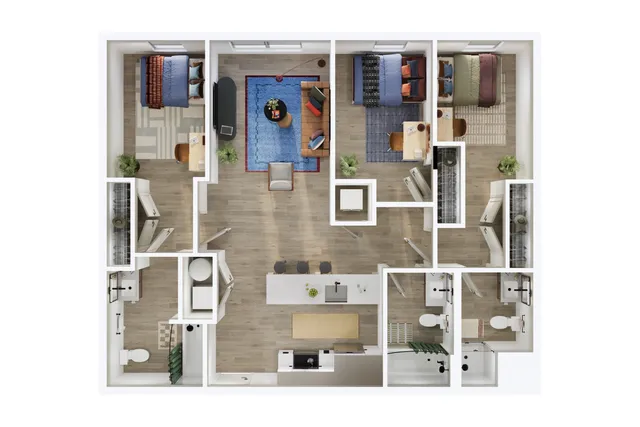 3 Bed 3 Bath