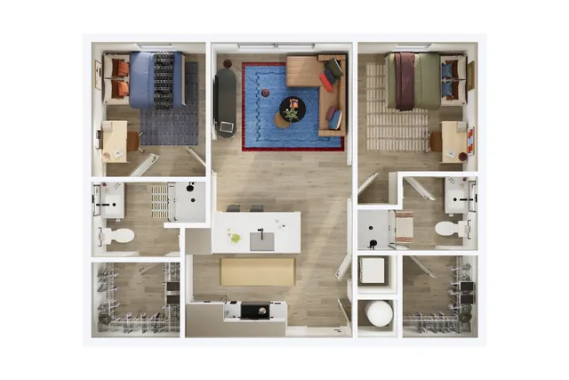 2 Bed 2 Bath