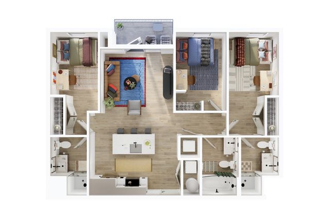 3 Bed 3 Bath