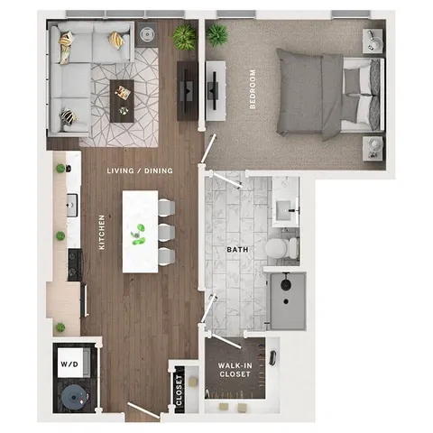 1BR/1BA - A5