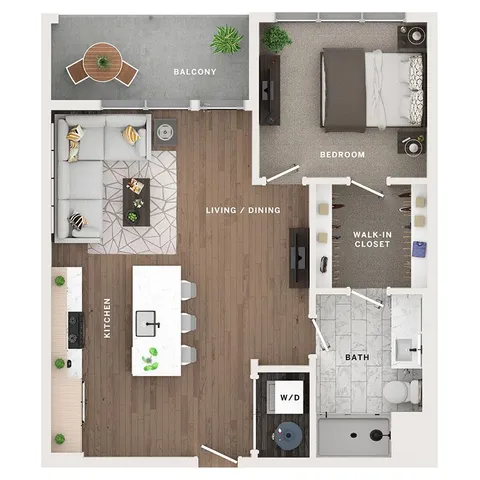 1BR/1BA - A6