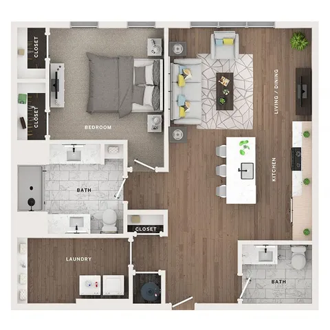 1BR/1BA - A9