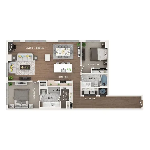 2BR/2BA - C8