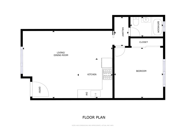 1BR/1BA - C