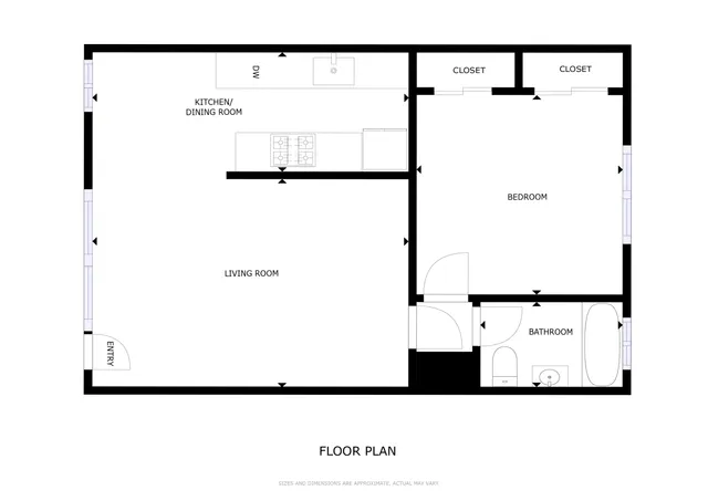 1BR/1BA - D