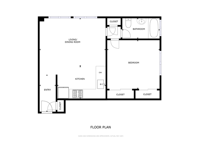 1BR/1BA - E