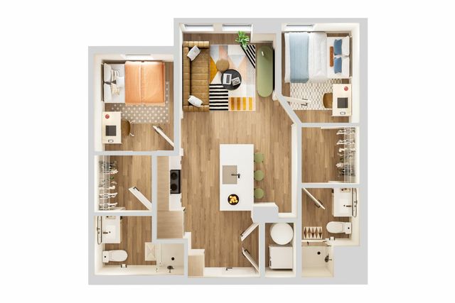 2 Bed 2 Bath - C1