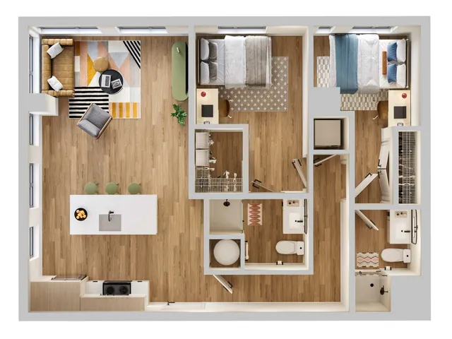 2 Bed 2 Bath - C5
