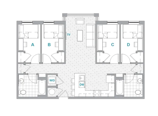 4x2 Terrace