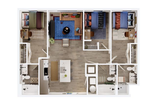3 Bed 3 Bath