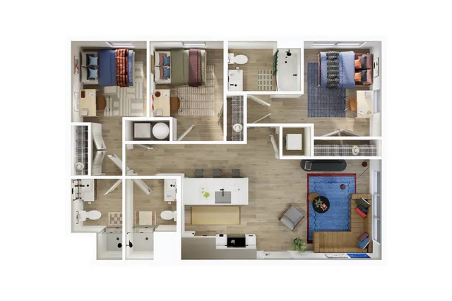 3 Bed 3 Bath