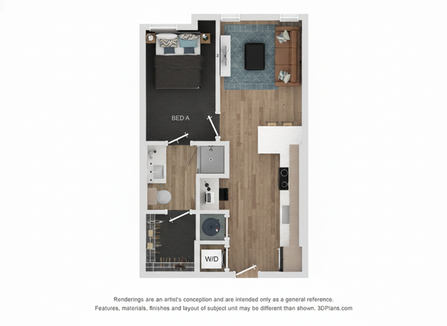 1BR/1BA - A2.1