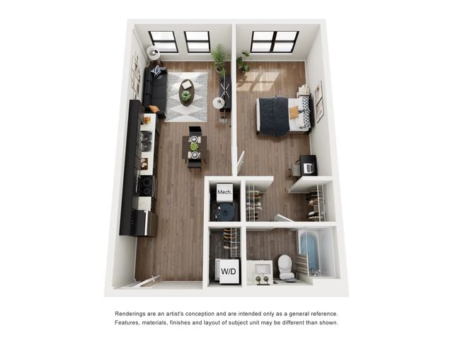 A1 floorplan media