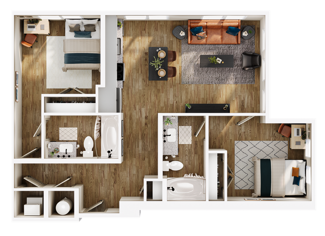 2BR/2BA - B2