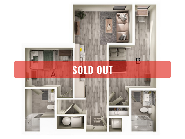 2BR/2BA - B2 Sold Out