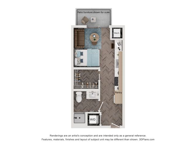 S1 - Studio Balcony