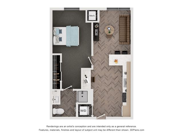 1BR/1BA - A2